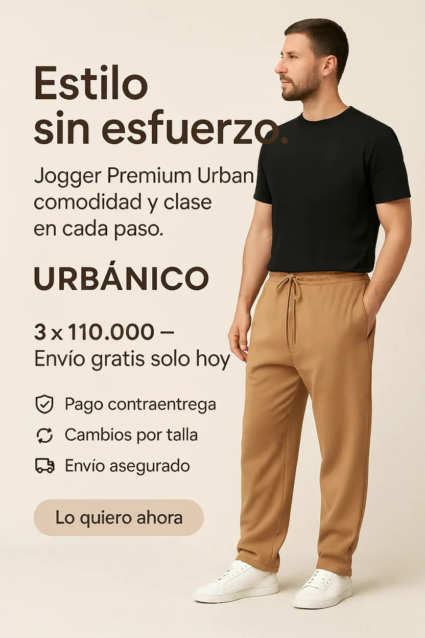 JOGGER PREMIUM BOTA RECTA