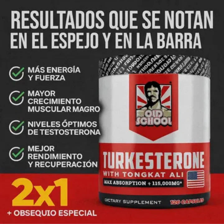 TURKESTERONE - PAGUE 1 Y LLEVE 2  + ENVIO GRATIS