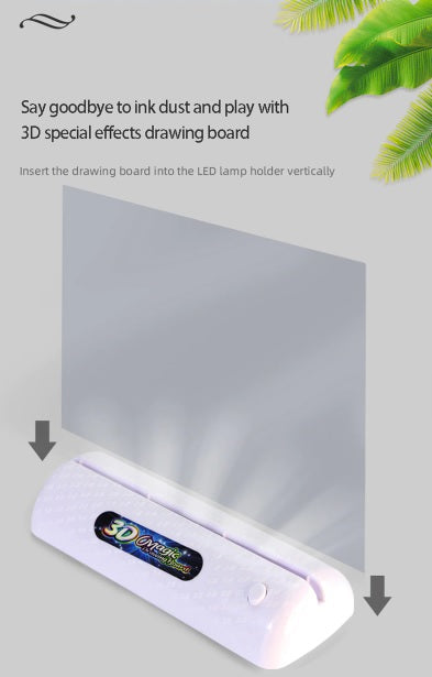 TABLERO DE DIBUJO MAGICO 3D INCLUYE GAFAS 3D!